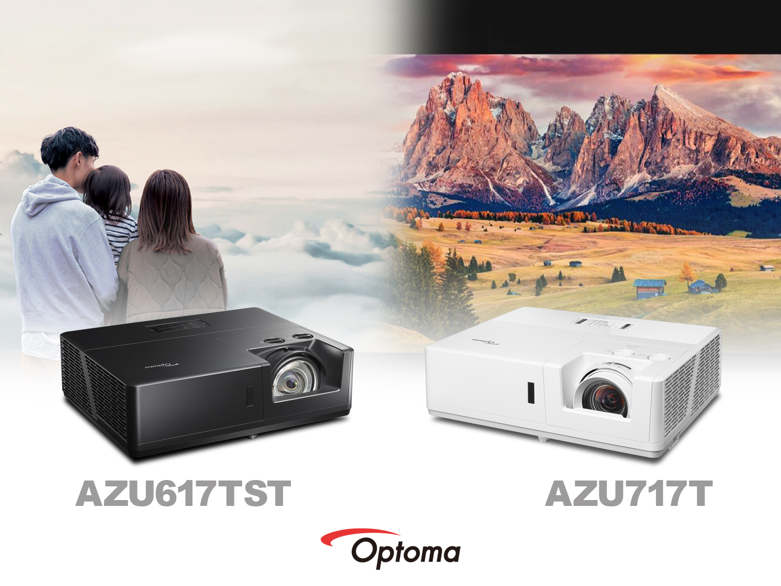 高輝度・高解像度（WUXGA）のレーザー光源プロジェクター、「AZU717T」、「AZU617TST」の２モデルを同時発売！優れた設置性で講堂や会議室、ホール等での空間演出にも最適