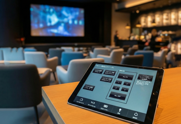 タブレットAVコントロールシステム＆店舗運営カメラソリューション｜株式会社Budscene 様